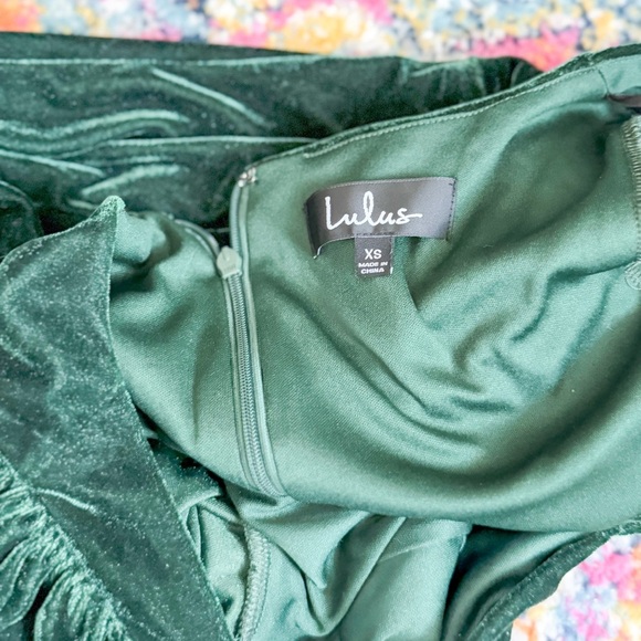 Lulus One Last Kiss Velvet Puff Sleeve Mini Dress - Picture 12 of 12